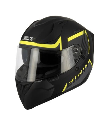 Integraler Motorradhelm | S441 Schwarz/Gelb d'Europe débarque