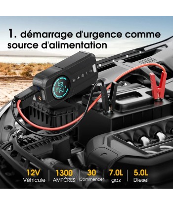 Booster de Démarrage Batterie 4-en-1 Venez découvrir notre 