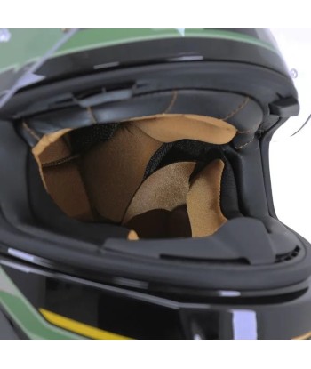 Mattschwarzer Motorrad-Integralhelm Livraison rapide