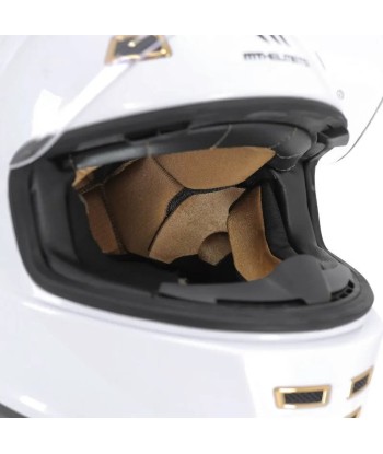 Mattschwarzer Motorrad-Integralhelm soldes