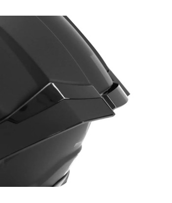 Mattschwarzer Motorrad-Integralhelm Le MVP de beaucoup