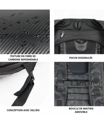 Carbon-Motorrad-Rucksack | LBeaR™ meilleur choix