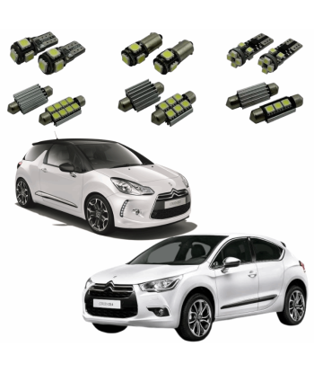 Kit LED Habitacle Citroën DS DS3 DS4 DS5 livraison et retour toujours gratuits