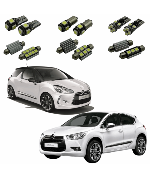 Kit LED Habitacle Citroën DS DS3 DS4 DS5 livraison et retour toujours gratuits