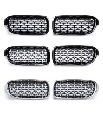 Calandre Complète BMW ABS Style Diamant Grille Avant Pare choc BMW Série 3 5 X5 X6 en stock