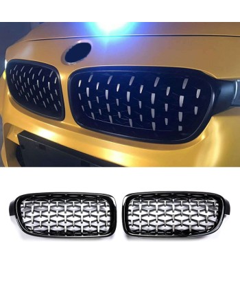 Calandre Complète BMW ABS Style Diamant Grille Avant Pare choc BMW Série 3 5 X5 X6 en stock