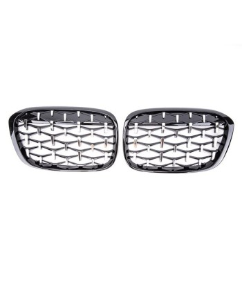 Calandre BMW X1 F48 F49 (2014-2019) Grille Accessoires Auto Diamant ABS Pare-choc 50% de réduction en Octobre 2024