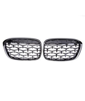 Calandre BMW X1 F48 F49 (2014-2019) Grille Accessoires Auto Diamant ABS Pare-choc 50% de réduction en Octobre 2024