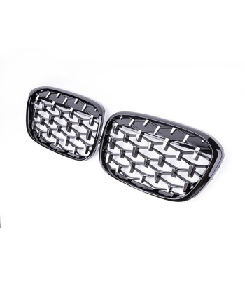 Calandre BMW X1 F48 F49 (2014-2019) Grille Accessoires Auto Diamant ABS Pare-choc 50% de réduction en Octobre 2024