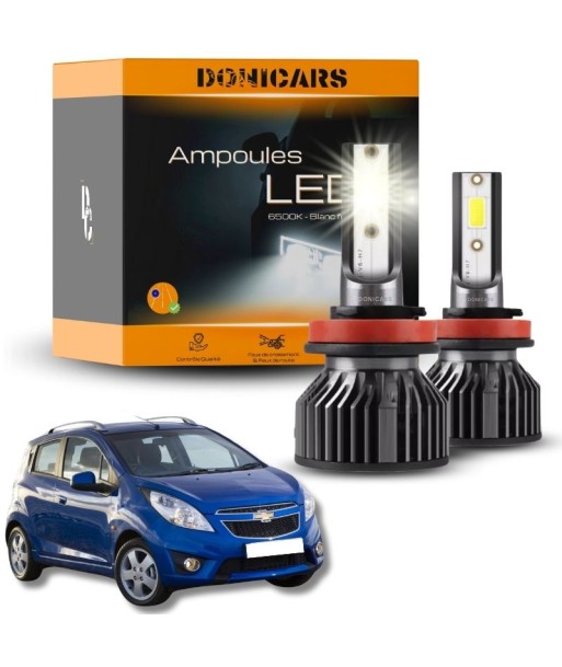 Pack Ampoules LED H4 Chevrolet Spark (2009 à 2015) - Kit LED la livraison gratuite