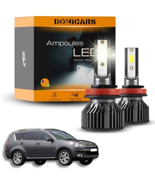 Pack Ampoules LED H11 Citroën C-Crosser (2007 à 2012) - Kit LED de pas cher