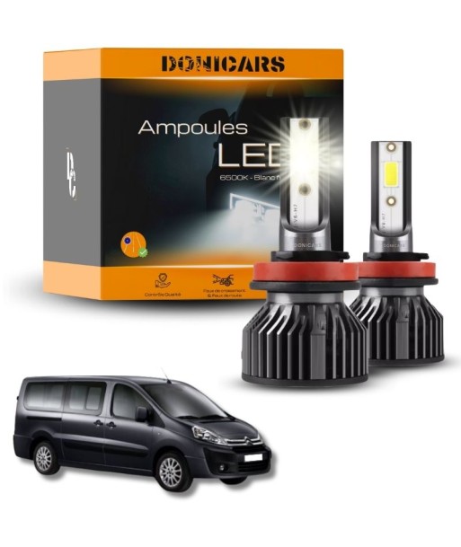 Pack Ampoules LED H4 Citroën Jumpy 2 (2007 à 2016) - Kit LED en stock