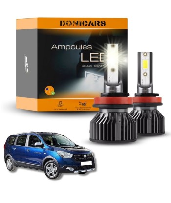 Pack Ampoules LED H4 Dacia Lodgy (2012 à 2021) - Kit LED brillant des détails fins