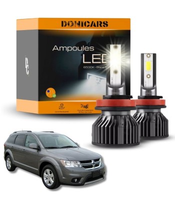 Pack Ampoules LED H11 Dodge Journey (2007 à 2020) - Kit LED pas cheres