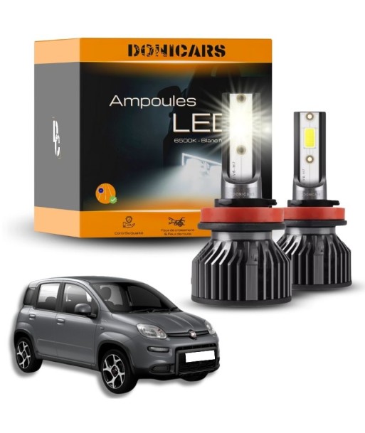 Pack Ampoules LED H4 Fiat Panda 3 (2012 à 2023) - Kit LED Les magasins à Paris