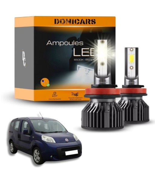 Pack Ampoules LED H4 Fiat Qubo (2008 à 2020) - Kit LED prix