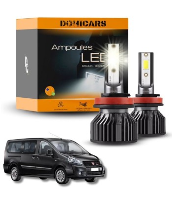 Pack Ampoules LED H4 Fiat Scudo 2 (2007 à 2016) - Kit LED de France