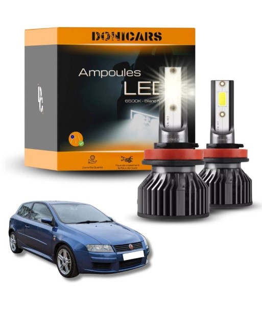 Pack Ampoules LED H4 Fiat Stilo (2001 à 2007) - Kit LED des créatures d'habitude