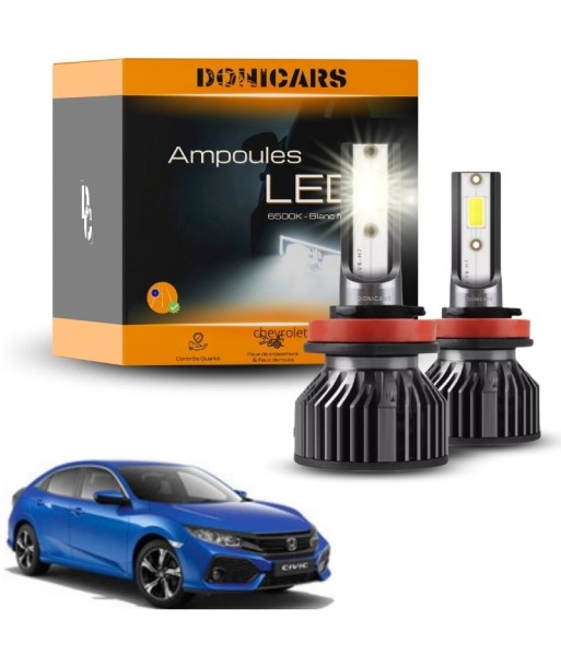 Pack Ampoules LED H11 Honda Civic 10G (2017 - 2023)  - Kit LED destockage