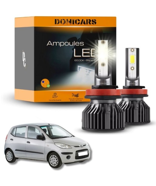 Pack Ampoules LED H4 Hyundai I10 (2007 à 2010) - Kit LED 2 - 3 jours ouvrés.