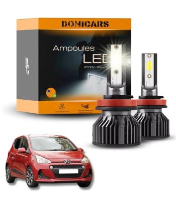 Pack Ampoules LED H4 Hyundai I10 2 (2013 à 2019) - Kit LED pas cheres