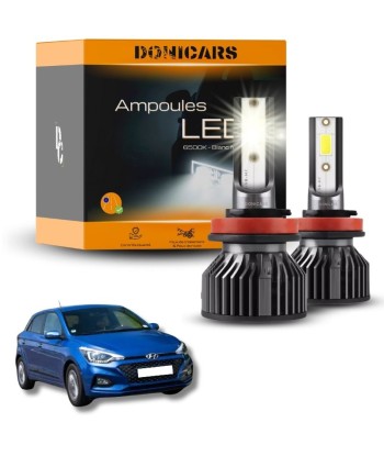 Pack Ampoules LED H4 Hyundai I20 2 (2014 à 2020) - Kit LED français