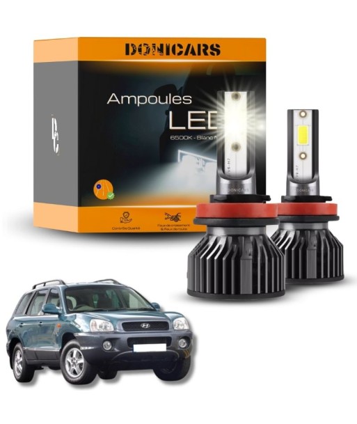 Pack Ampoules LED H4 Hyundai Santa Fe 1 (2000 à 2006) - Kit LED acheter