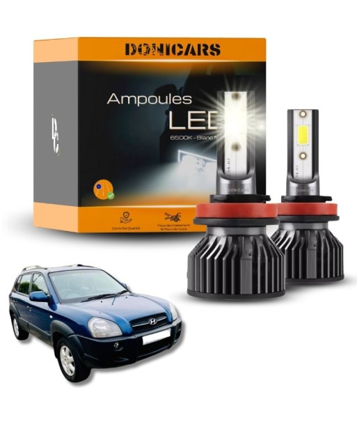 Pack Ampoules LED H4 Hyundai Tucson 1 (2004 à 2009) - Kit LED livraison gratuite