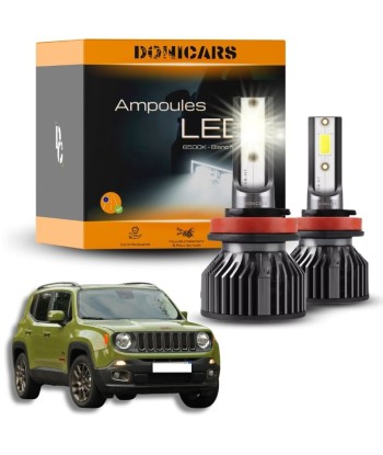 Pack Ampoules LED H4 Jeep Renegade (2014 à 2023) - Kit LED français