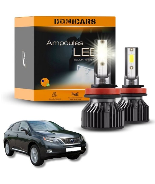 Pack Ampoules LED H11 Lexus RX 3 (2009 à 2015) - Kit LED est présent 