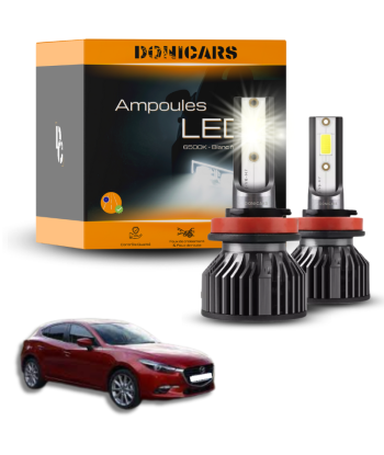 Pack Ampoules LED H11 Mazda 3 phase 3 (2013 à 2019)  - Kit LED Venez découvrir notre 