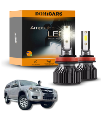 Pack Ampoules LED H4 Mazda BT-50 phase 2 (2012 à 2020)  - Kit LED les muscles