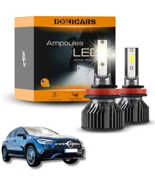 Pack Ampoules LED H7 Mercedes Benz GLA (H247) (2020 à 2023) - Kit LED votre