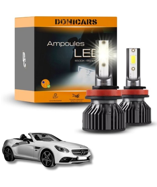 Pack Ampoules LED H7 Mercedes Benz SLC (R172) (2016 à 2020) - Kit LED d'Europe débarque