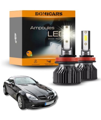 Pack Ampoules LED H7 Mercedes Benz SLK (R171) (2004 à 2010) - Kit LED pour bénéficier 