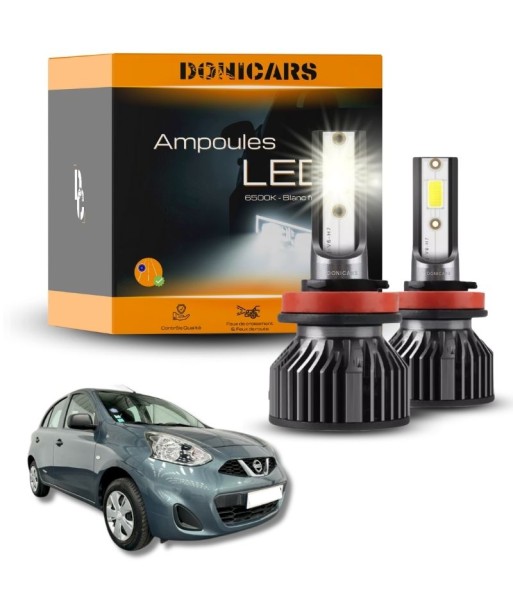 Pack Ampoules LED H4 Nissan Micra IV (2010 à 2017)  - Kit LED Venez acheter