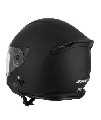 Jet-Motorradhelm mit integriertem Bluetooth – S770 Schwarz Profitez des Offres !