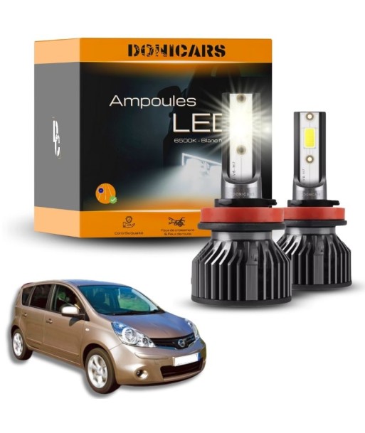 Pack Ampoules LED H4 Nissan Note E11 (2005 à 2012)  - Kit LED de technologie