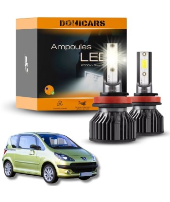 Pack Ampoules LED H4 Peugeot 1007 (2005 à 2009)  - Kit LED Voir les baskets