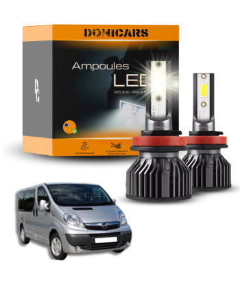 Pack Ampoules LED H4 Opel Vivaro (2001 à 2014)  - Kit LED À commander