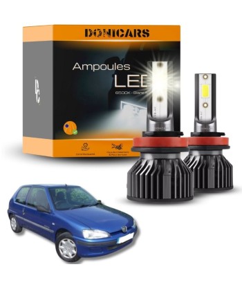 Pack Ampoules LED H4 Peugeot 106 (1991 à 2003)  - Kit LED est présent 