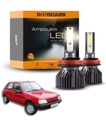 Pack Ampoules LED H4 Peugeot 205 (1986 à 1998)  - Kit LED Voir les baskets