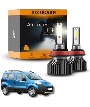 Pack Ampoules LED H4 Peugeot Bipper (2008 à 2018)  - Kit LED le des métaux précieux