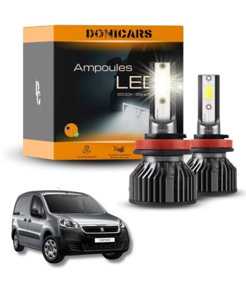 Pack Ampoules LED H4 Peugeot Partner II (2008 à 2018)  - Kit LED plus qu'un jeu 