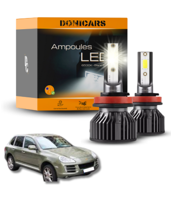 Pack Ampoules LED H7 Porsche Cayenne (955 - 957) (2002 à 2010)  - Kit LED livraison gratuite