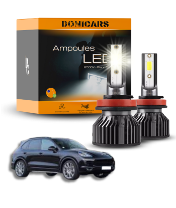 Pack Ampoules LED H7 Porsche Cayenne II (958) (2010 à 2018)  - Kit LED des créatures d'habitude