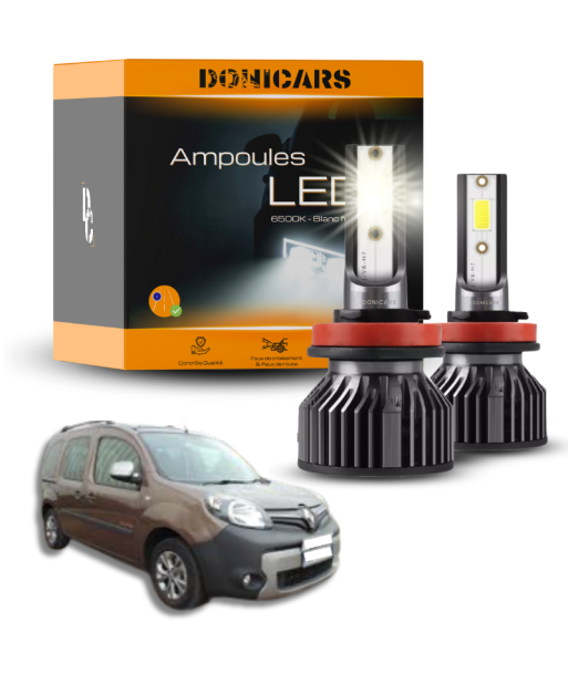 Pack Ampoules LED H4 Renault Kangoo 2 (2007 à 2021)  - Kit LED Les êtres humains sont 