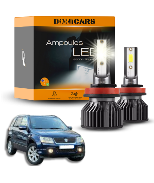 Pack Ampoules LED H4 Suzuki Grand Vitara (2005 à 2014)  - Kit LED votre restaurant rapide dans 