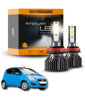 Pack Ampoules LED H4 Suzuki Splash (2008 à 2015)  - Kit LED hantent personnes