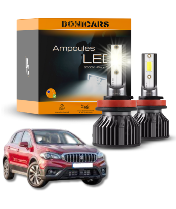 Pack Ampoules LED H11 Suzuki SX4 S-Cross (2013 à 2021)  - Kit LED français